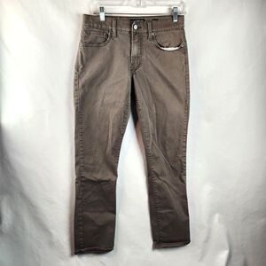 Lucky Brand Jeans Pants Men 29x30 Brown 121 Slim Straight Stretch Casual Minimal